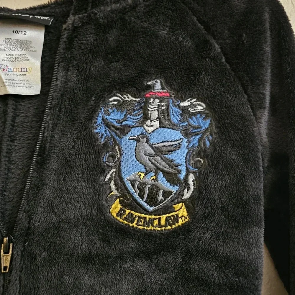 Ravenclaw cosplay unisex hooded zipper jumpsuit